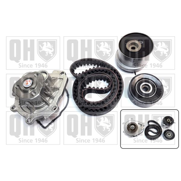 1 kit de distribution + 1 pompe à eau Quinton Hazell QBPK7560