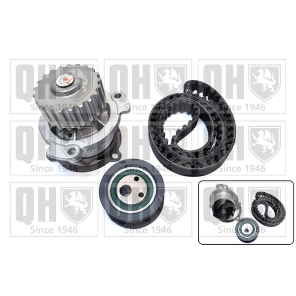 1 kit de distribution + 1 pompe à eau Quinton Hazell QBPK8500