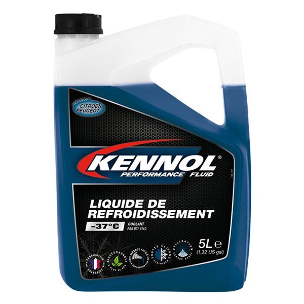 Liquide de refroidissement pour Peugeot / Citroën -37°C 5L Kennol