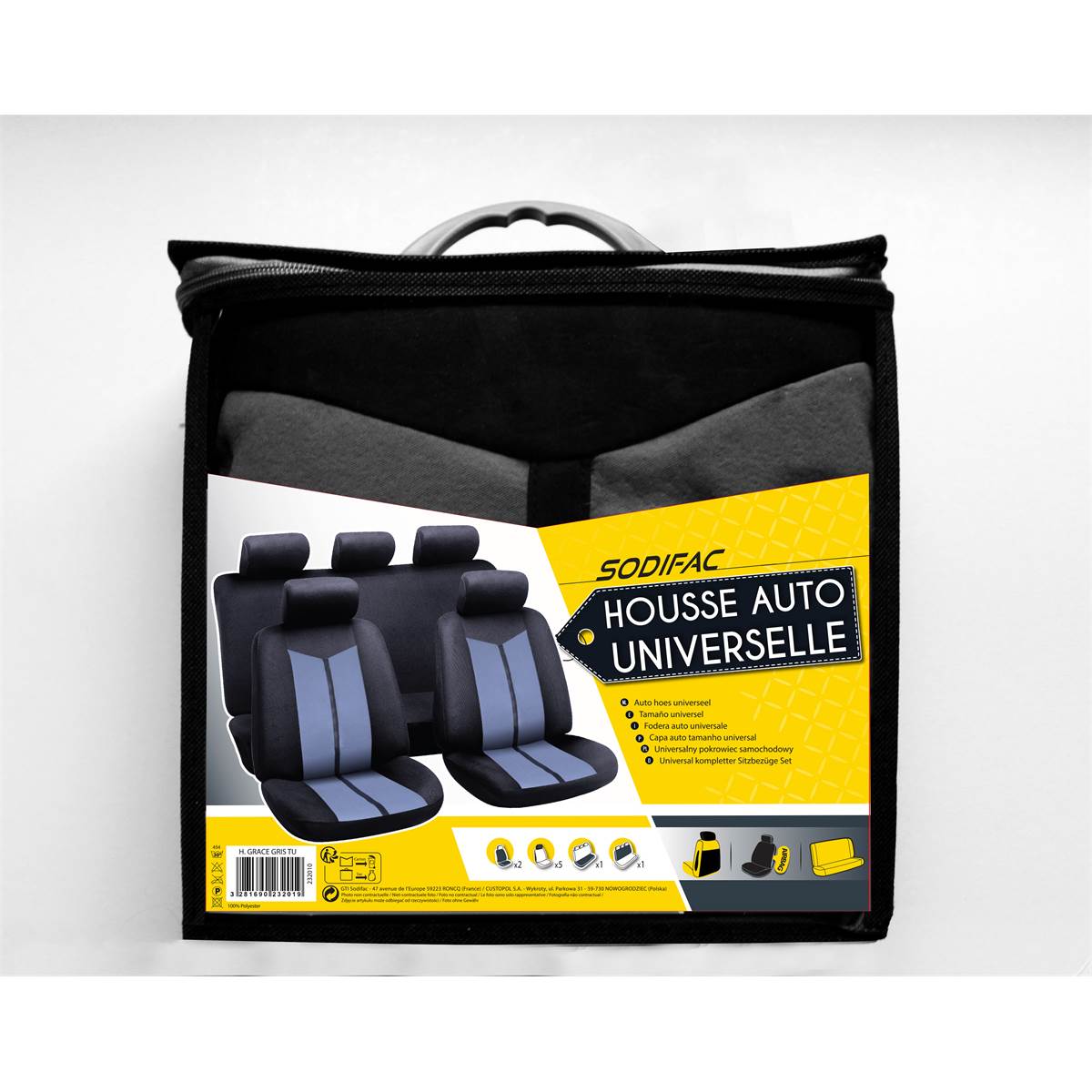 Housse Universelle Grace Gris