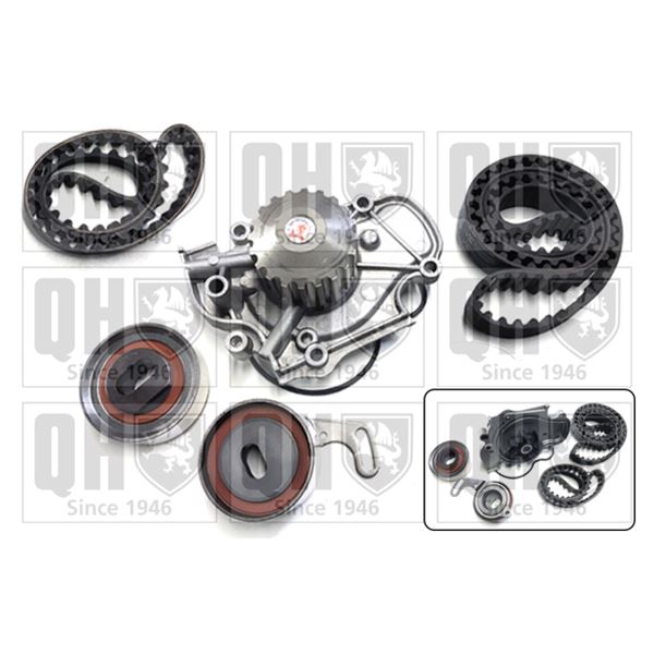 1 kit de distribution + 1 pompe à eau Quinton Hazell QBPK3990