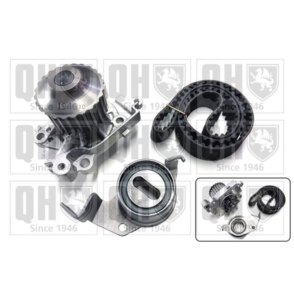 1 kit de distribution + 1 pompe à eau Quinton Hazell QBPK7021