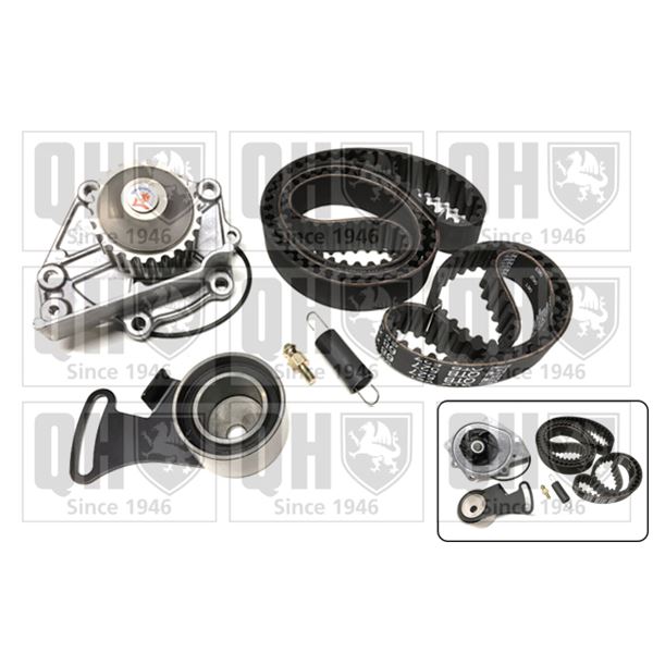 1 kit de distribution + 1 pompe à eau Quinton Hazell QBPK7120