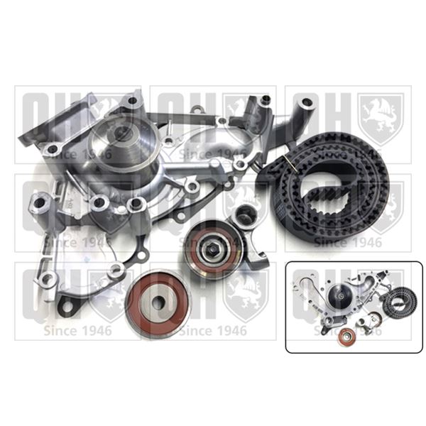 1 kit de distribution + 1 pompe à eau Quinton Hazell QBPK7240