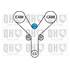 1 kit de distribution + 1 pompe à eau Quinton Hazell QBPK7240