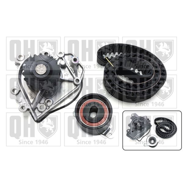 1 kit de distribution + 1 pompe à eau Quinton Hazell QBPK7670