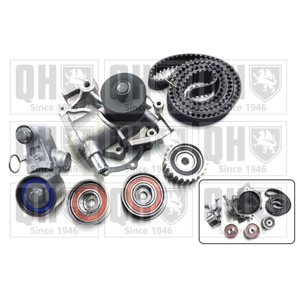 1 kit de distribution + 1 pompe à eau Quinton Hazell QBPK7681
