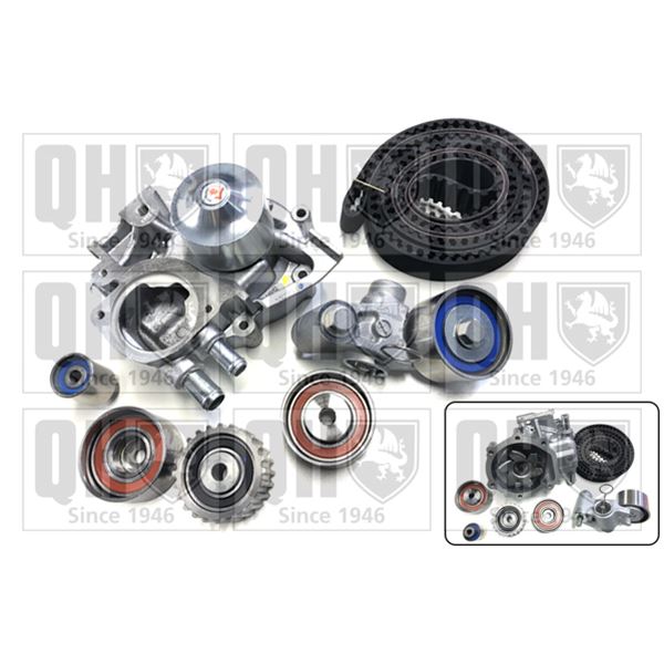1 kit de distribution + 1 pompe à eau Quinton Hazell QBPK7720