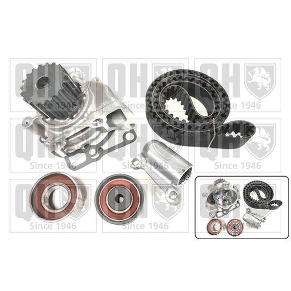 1 kit de distribution + 1 pompe à eau Quinton Hazell QBPK8340