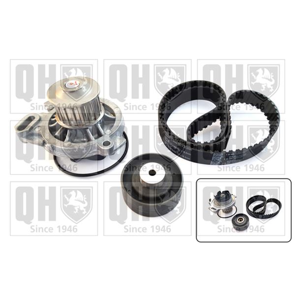 1 kit de distribution + 1 pompe à eau Quinton Hazell QBPK8720