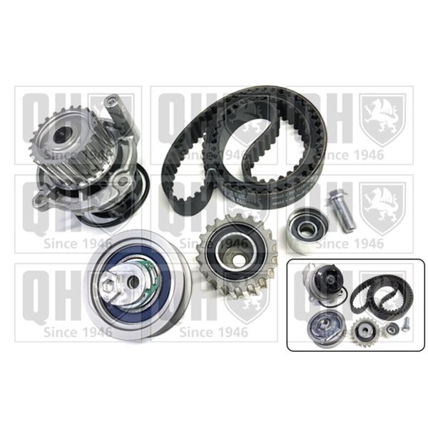 1 kit de distribution + 1 pompe à eau Quinton Hazell QBPK8821