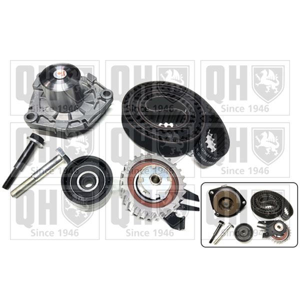 1 kit de distribution + 1 pompe à eau Quinton Hazell QBPK8950