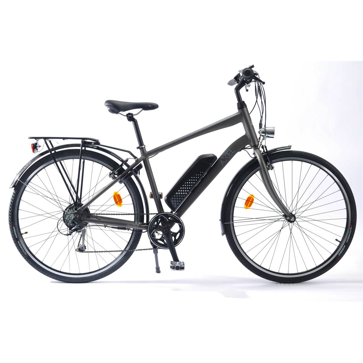 Vélo Électrique Ville Homme Feu Vert Axel Taille 45 (m) Gris