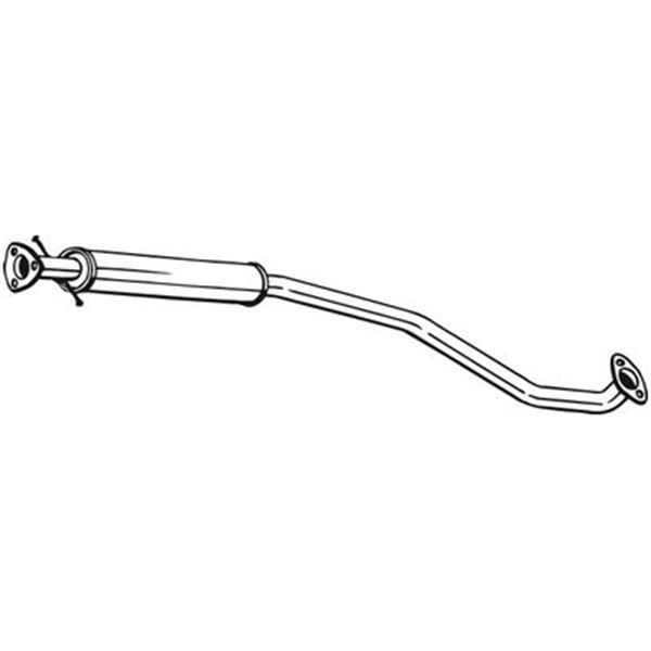 1 silencieux d'échappement intermédiaire Bosal 284481