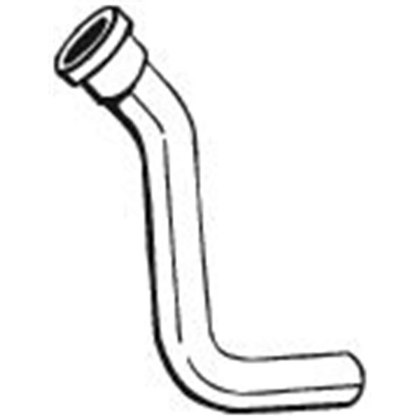 1 tuyau d'échappement avant Bosal 713371