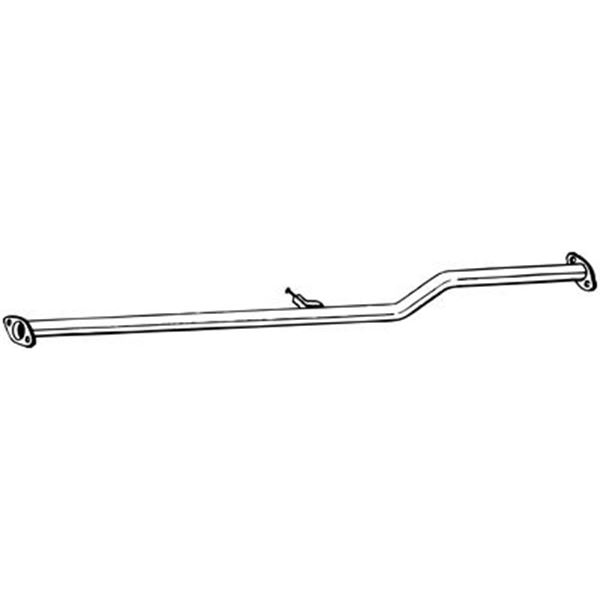 1 tuyau d'échappement intermédiaire Bosal 900067