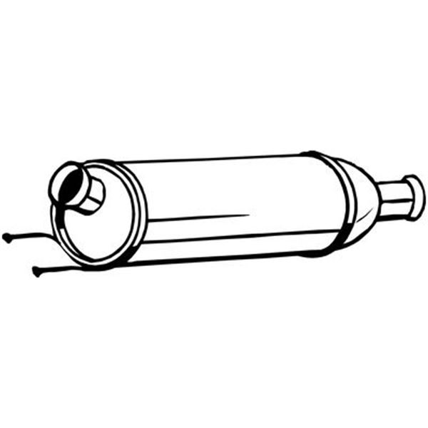 1 filtre à particules Bosal 097258