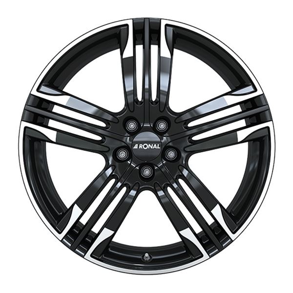 Jante aluminium Ronal 20 pouces Noir Bord Poli
