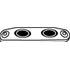 1 suspension caoutchouc pour échappement Walker 80525