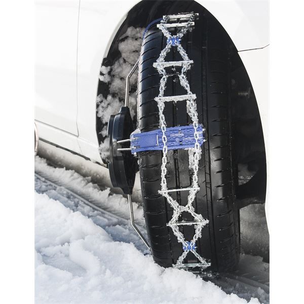Chaine neige 9mm pneu 195/80R16 montage rapide sécurité garantie