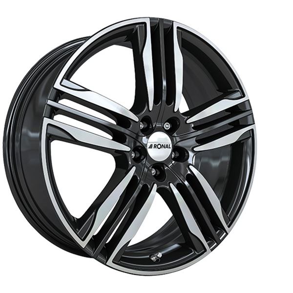 Jante aluminium Ronal 20 pouces Noir Brillant Face Polie