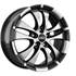 Jante aluminium Ronal 17 pouces Noir Face Polie