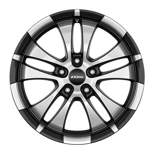 Jante aluminium Ronal 17 pouces Noir Face Polie
