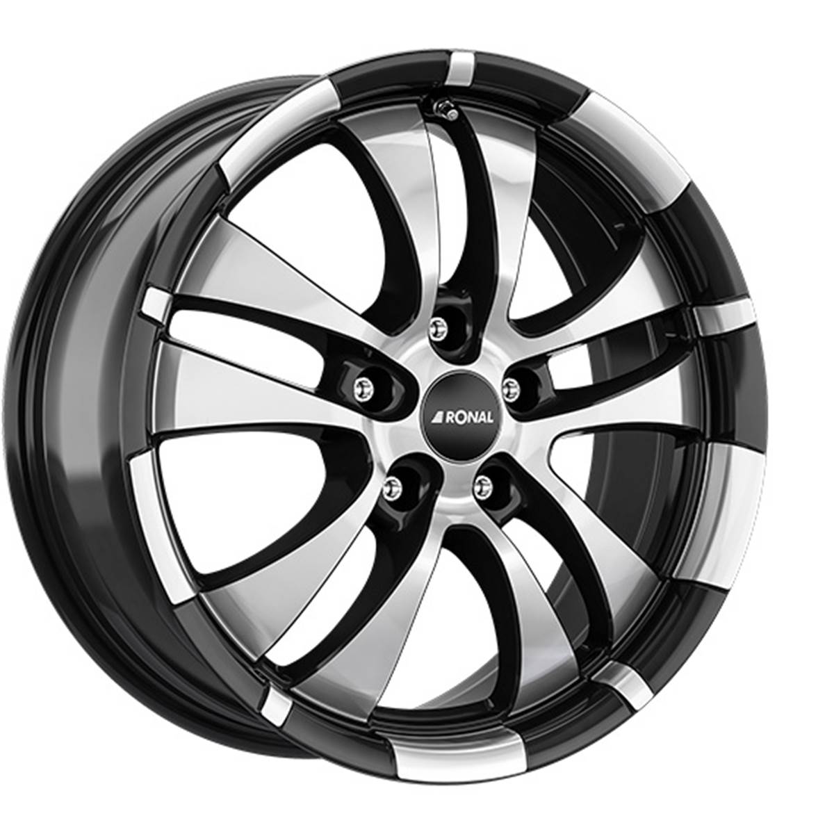 Jante Aluminium Ronal 18 Pouces Noir Face Polie