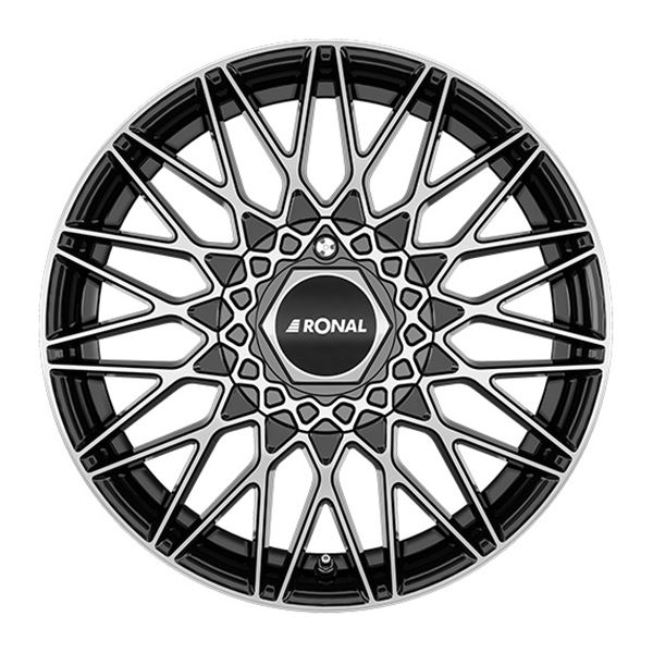 Jante aluminium Ronal 16 pouces Noir Face Polie