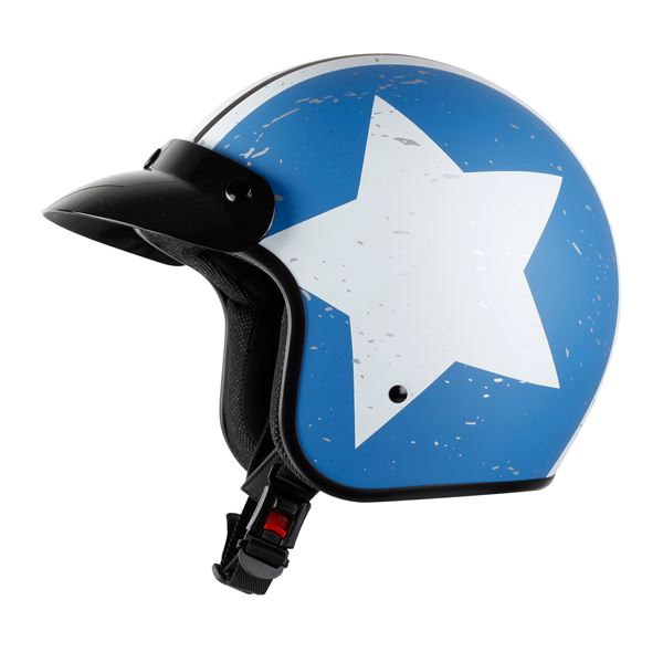 Casque demi-jet étoile MQS T.L