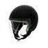 Casque jet uni noir MQS T.L