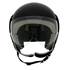 Casque jet uni noir MQS T.L