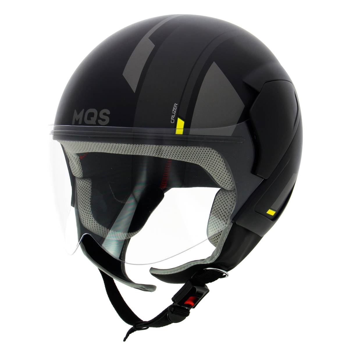 Casque Jet Graphic Noir Mqs T.s