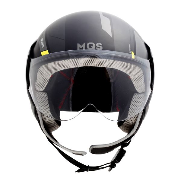 Casque jet graphic noir MQS T.S