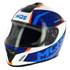 Casque intégral graphic bleu MQS T.S