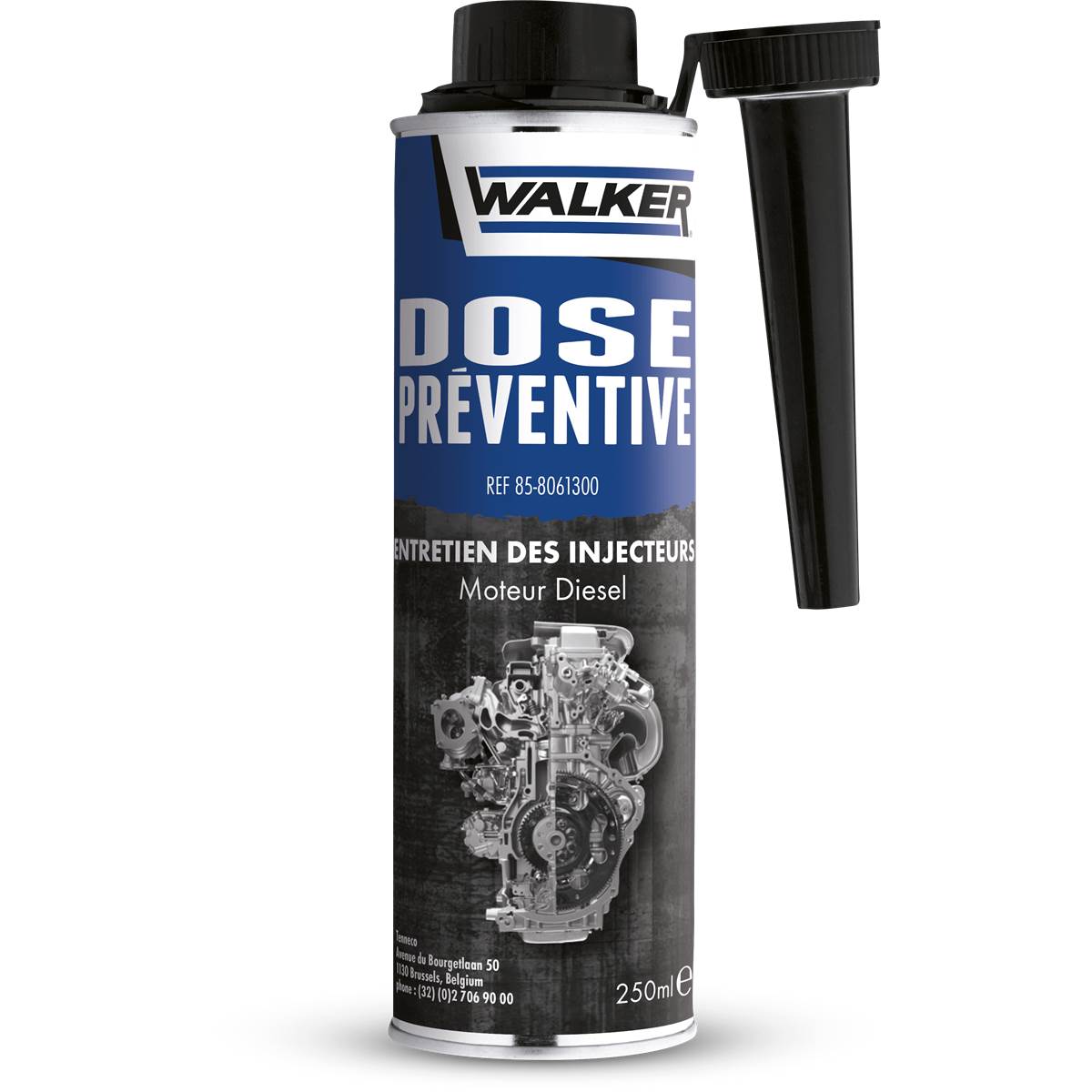 Décrassant Moteur 5 En 1 Diesel Walker 250 Ml