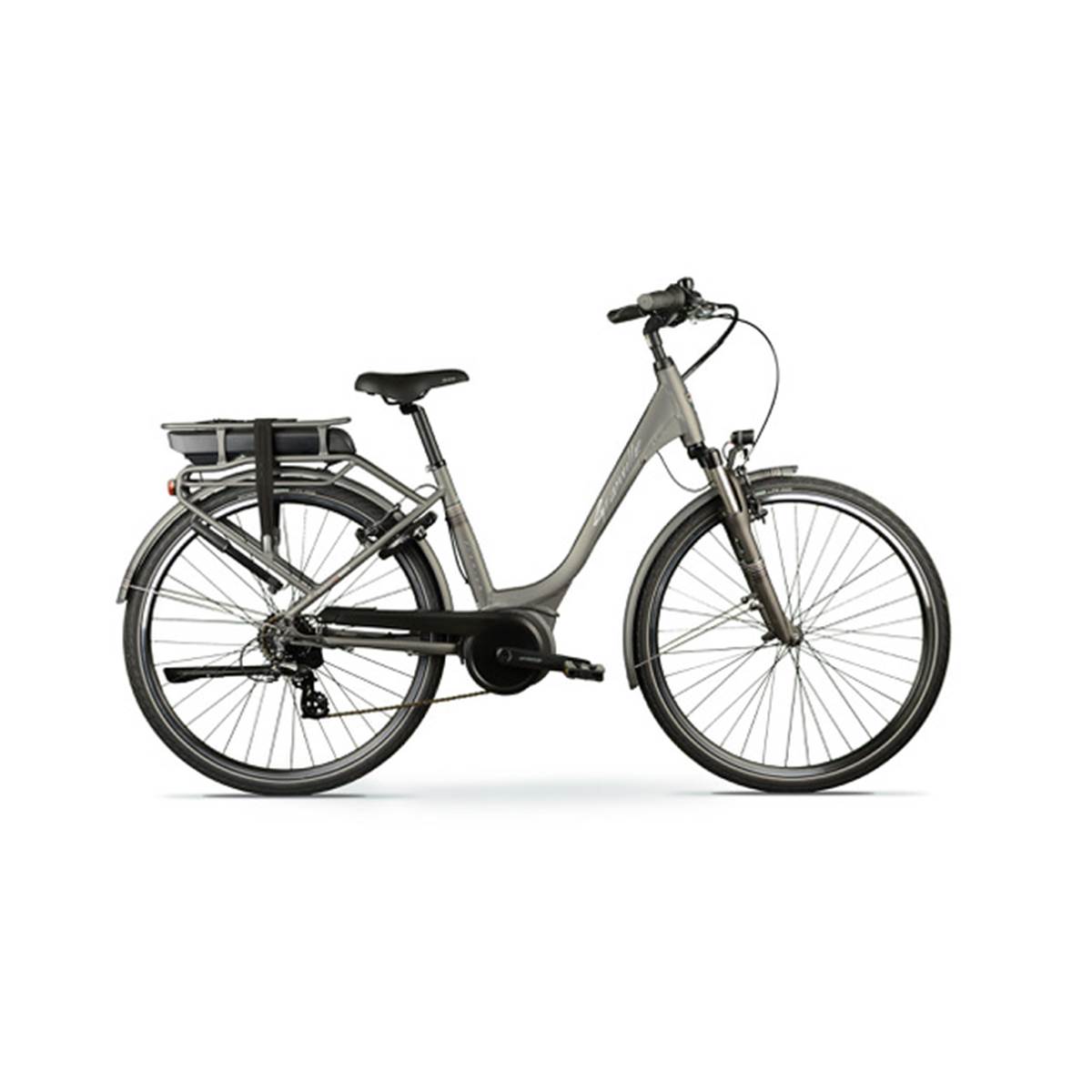 Vélo Électrique Ville Granville E-premium 40 Taille L Gris