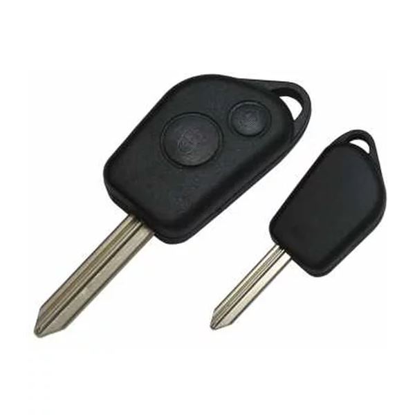 Télécommande coque de clé 2 boutons Citroën Xsara Picasso, Saxo