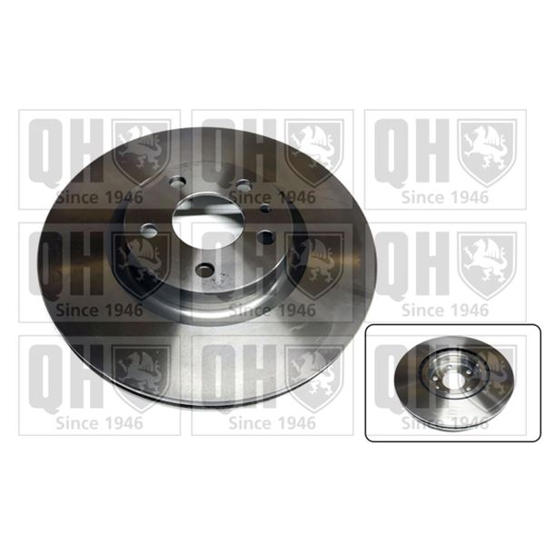 1 disque de frein avant Quinton Hazell BDC6104