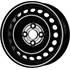 Jante tole Magnetto Wheels 14 pouces Noir