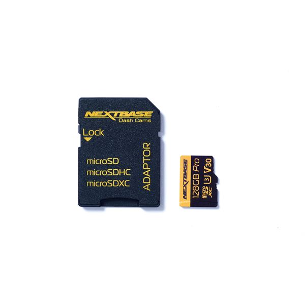 Carte micro SD 128 Go pour dashcam NEXTBASE - Feu Vert