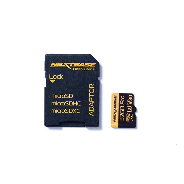 Carte micro SD 32Go pour dashcam NEXTBASE - Feu Vert