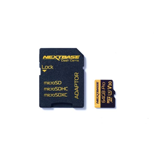 Carte micro SD 64 Go pour dashcam NEXTBASE