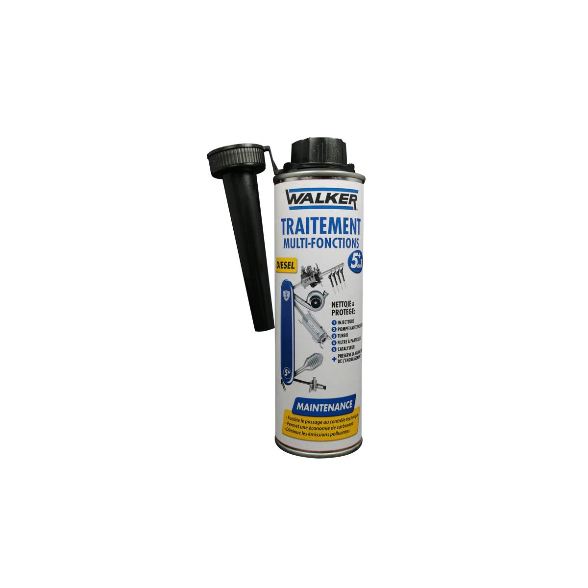Décrassant Moteur 5 En 1 Diesel Walker 250 Ml