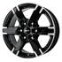 Jante aluminium Alutec 17 pouces Noir Poli Titan