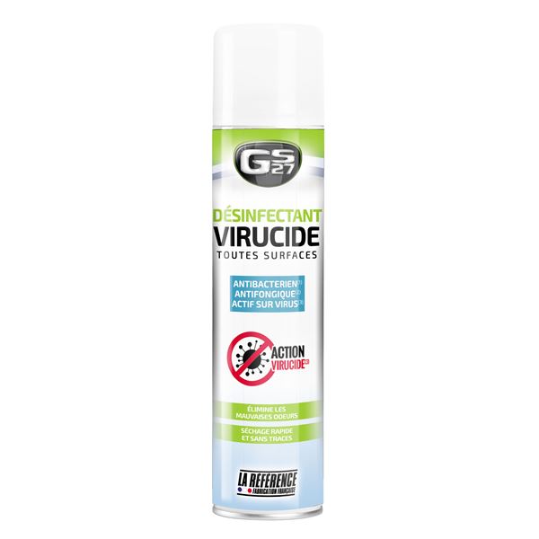 DESINFECTANT VIRUCIDE TOUTES SURFACES GS27 400 ML