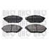 4 plaquettes de frein avant Quinton Hazell BP1917