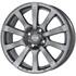 Jante aluminium Platin 15 pouces Gun Metal P 58