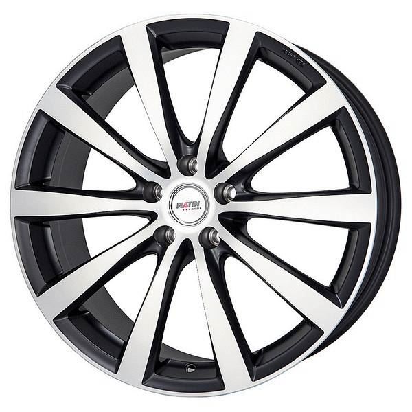 Jante aluminium Platin 19 pouces Noir Poli Mat P 66