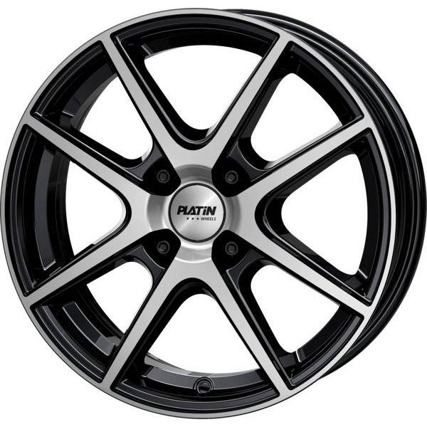 Jante aluminium Platin 14 pouces Noir Poli